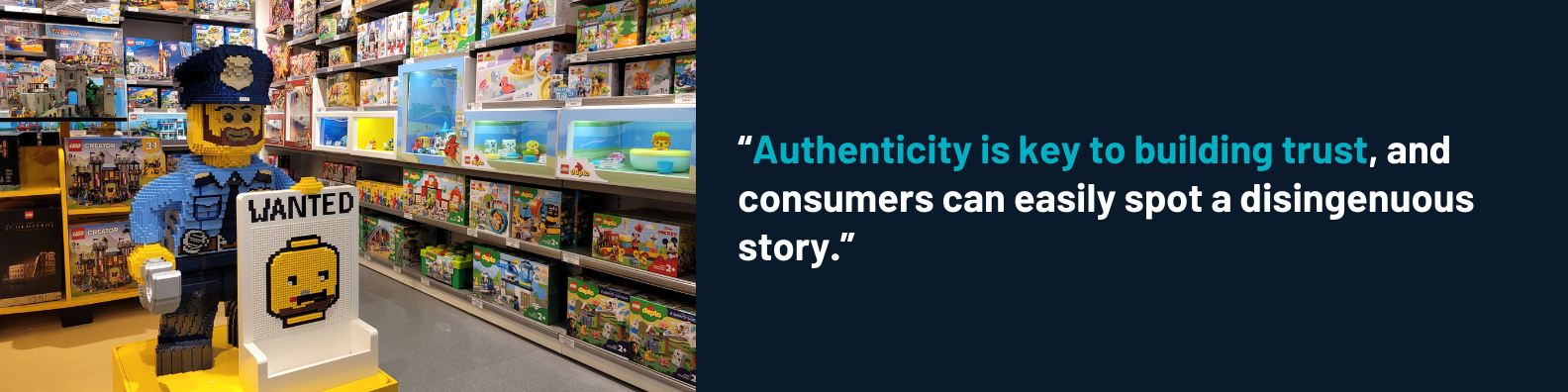 lego brand story blog pull quote