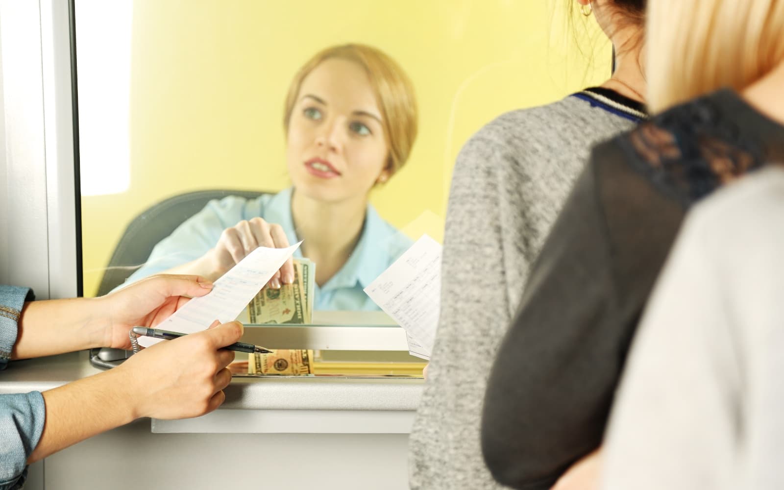 Photo: Bank Teller