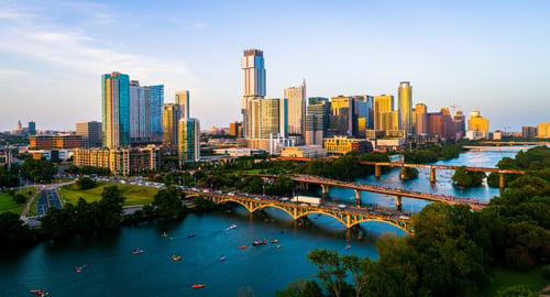 Austin, Texas downtown skyline