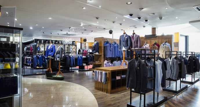 Modern retail store interior