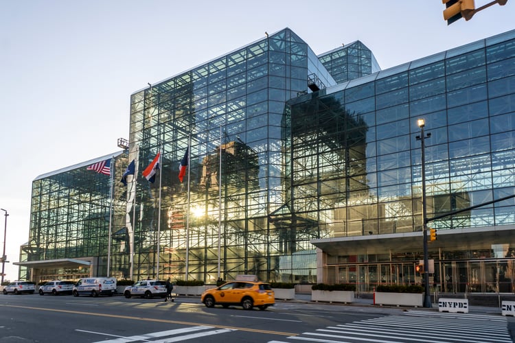 The Jacob Javits Convention Center in New York